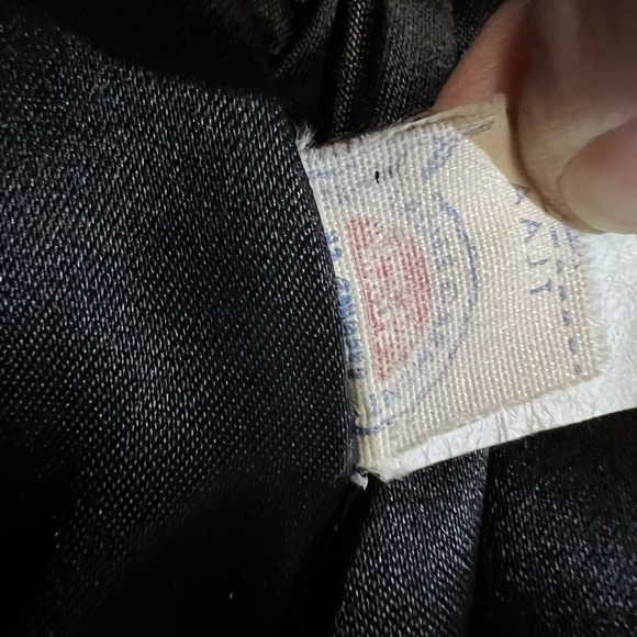 Borgazia Career Originals Vintage Faux Fur Coat Womens 10 Black Belted READ - Picture 5 of 16